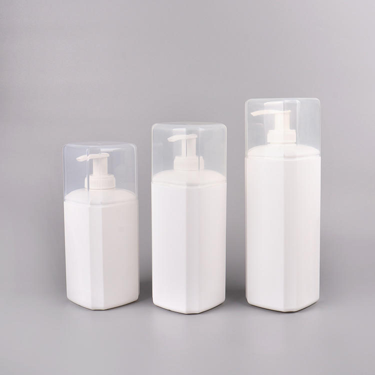 Cosmetic packaging / Square PE bottles / Lotion bottles（Skin care/body/shampoo）